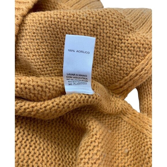 Divine Hearts Women's Dark Yellow Knitted Sweater - Picture 4 of 6